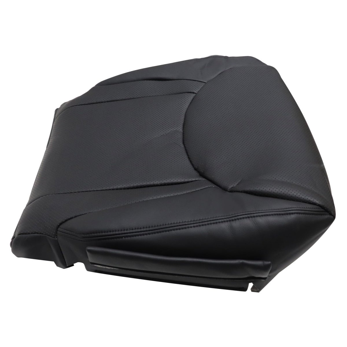 Perforated Black Front Driver Side Bottom Microfiber Leather Seat Cover Replacement For Lexus Ls430 2001 2002 2003 2004 2005