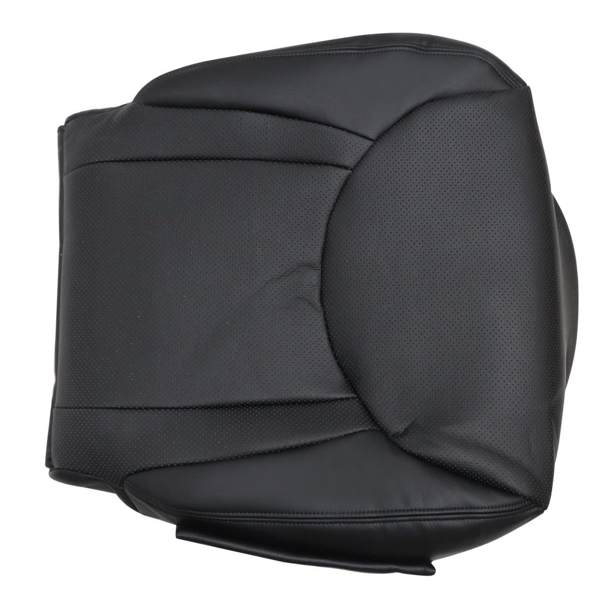 Perforated Black Front Driver Side Bottom Microfiber Leather Seat Cover Replacement For Lexus Ls430 2001 2002 2003 2004 2005