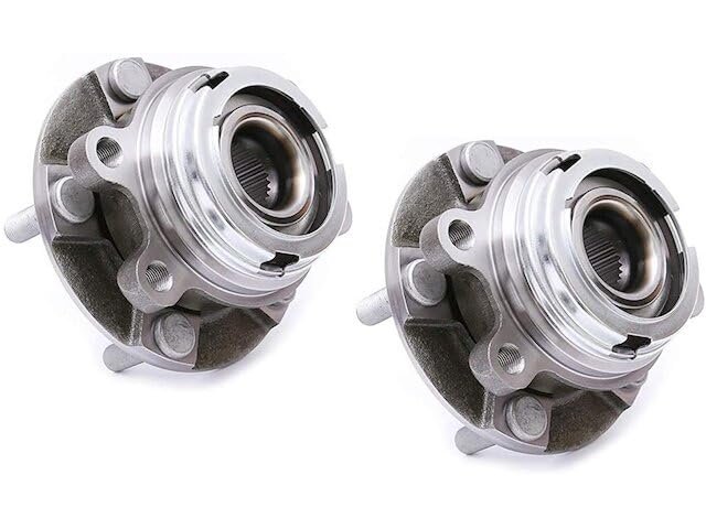 Front Wheel Bearing Hub Assembly Set Of 2 For 2014 To 2022 Infiniti Q50 Awd Position