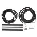 Dasbecan Yte33439 Rear Ac Line Set For Chevy Tahoe Gmc Yukon Cadillac Escalade 2007-2014 Air Conditioning Hoses Replaces 
