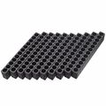 10 Pack 12 Hole Screwdriver Bit Holder 1 4 In Hex Drill Head Storage Case Black Plastic Organizer For Standard Bits 