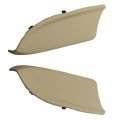 Secosautoparts New Beige For Honda Accord 2008-2012 Sedan Lr Door Panel Armrest Set Pu Leather