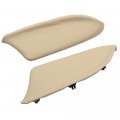 Secosautoparts New Beige For Honda Accord 2008-2012 Sedan Lr Door Panel Armrest Set Pu Leather