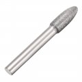 Uxcell Diamond Burrs Grinding Drill Bits For Carving Rotary Tool 1 4-inch Shank 8mm Tapered 150 Grit 2 Pcs