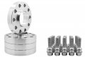 4 Pc 5x130 Mm Hub Centric Wheel Spacers 25 Thick 71 5 H B Zinc R14 Ball Bolts For Porsche 911 924 928 Boxter Cayman Panamera 