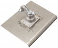 Cc102-01 Walking Edger Without Handle 8 In X 6 3 R Heavy Gauge Stainless Steel With 1 2 Lip And Brushed Finish 