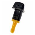 Windshield Washer Nozzle For Jeep Compass 2011 17 Plastic Black And Yellow 0 05 In Hose Port 0 45 Mounting Hole Replacement 