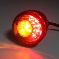 Httmt- Rear Gloss Black Led Running Brake Turn Signal Indicator Light Compatible With H-d Xl 883 1200 92-17 P N Mt224-019r-gbk