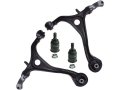 Front Control Arm And Ball Joint Kit 4 Piece For 2004 2008 Acura Tl Base 2007 Type S Alloy Steel Black 