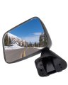 Left Side View Mirror For 1987 1989 Toyota 4runner And 1995 Pickup Black Textured Manual Fold Non Heated Adjustment Rm72004 