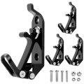 Set Of 4 Metal Locking Bearings Shovel Mount Spade And Axe Holder Off Road Accessories For Roof Rack Airline Rail Wd41874 