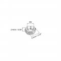 Uxcell Hex Nuts M3x0 5mm Metric Coarse Thread Hexagon Nut Zinc Plated Pack Of 100 Silver Tone