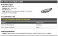 Left Driver Side Headlight Assembly With Dark Trim Compatible 2014-2018 Ford Fiesta Fits S Se St Models