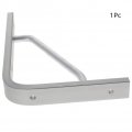 Mromax Shelf Bracket 6 7 X 5 12inch 110lbs Heavy-duty Aluminum Alloy Support Corner Brace L Brackets Silver Tone 1pcs