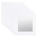 Aluminum Wall Repair Patch 4 X Self-adhesive Fiberglass Mesh Over Galvanized Plate 10pcs 
