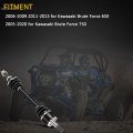 Ocpty Cv Joint Half Axle Drive Shaft Assembly Compatible With 2005-2019 For Kawasaki Brute Force 650i 750i Front Left
