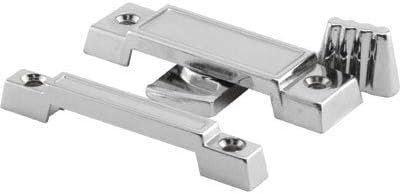 Chrome Window Sash Lock 2-1 4 Screw Holes 7 16 Latch Projection