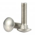 1 4-20 X 3 4 In Carriage Bolts 304 Stainless Steel 18-8 Round Head Square Neck Fully Threaded 25 Pieces 