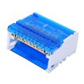 Keenso Din Rail Terminal Block Distribution Box 4-level 411 Junction With Isolation Barrier For Preventing Short Circuit Ideal