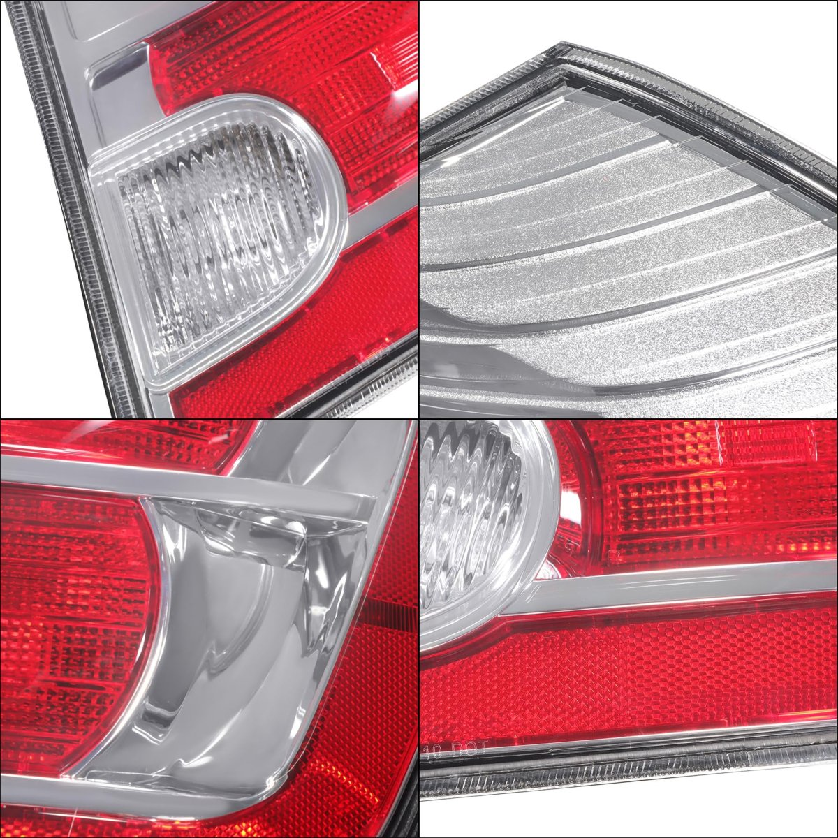 White Taillight Left And Right Side Replacement For Sentra 2010 2011 2012 Ni2800187 Ni2801187