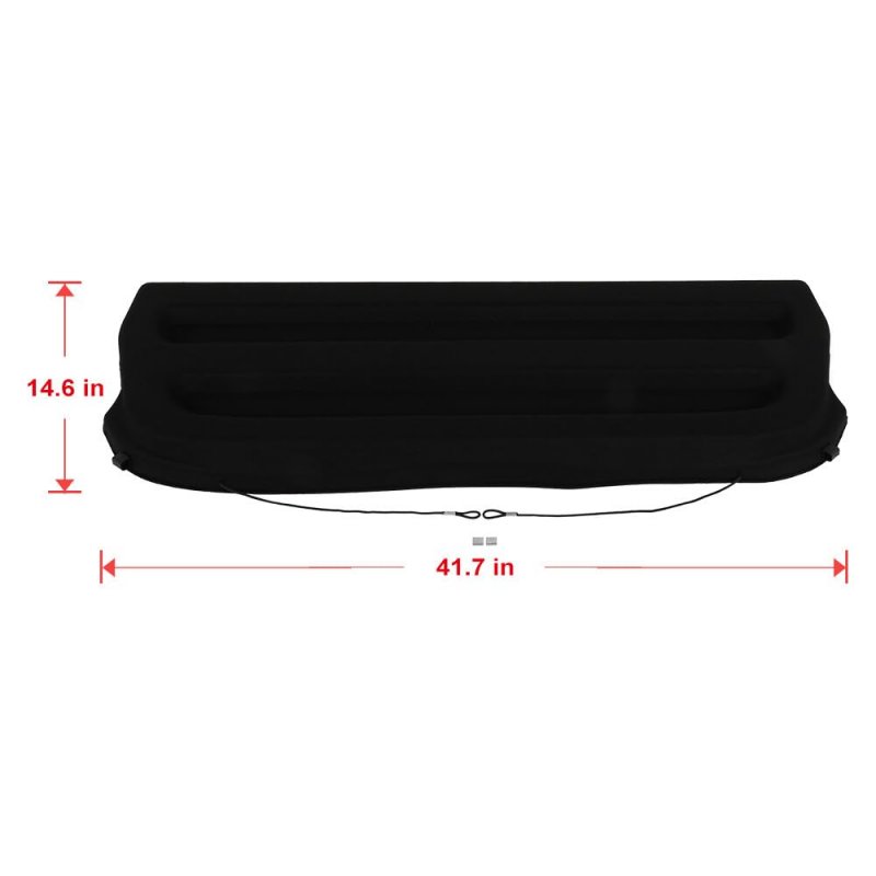 Trunk Cargo Cover 2015-2020 Fit For Honda 1 5l Black