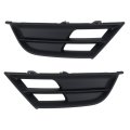 Front Bumper Grilles For Chrysler 200 2015 2016 2017 Driver And Passenger Side Pair Textured Black Excludes Adaptive Cruise 