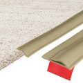 6 56ft X 1 18 0 22 Carpet To Tile Transition Strip Self-adhesive Edge Tpe Gap Cover Laminate Trim For Uneven Surfaces Brown 