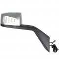 Ocpty Truck Side Hood Mirror Right Passengers Tuck Car Fit For 2004-2018 Volvo Vnl Vn Series Turn Signal Light Manual Control