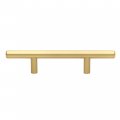 Gliderite Hardware 3 Center 6 Long Solid Handle Bar Pulls Satin Gold 5000-76 