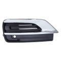Front Driver Side Abs Bumper Fog Light Lamp Grille Chrome For Xc90 2020-2021 Replace 31663539 