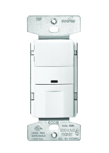 Eaton Vs306u-w-k 180-degree Passive Infrared Occupancy Sensor Switch 450 Sq Ft