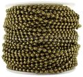 Cleverdelights Ball Chain Roll 30 Feet Antique Bronze Color 2 4mm 3 Size 