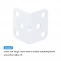Uxcell 30 Pcs 90 Degree Right Angle Bracket 25mm Steel L Corner Brace With Self-tapping Screws For Furniture Board Cabinet