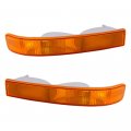 Autoandart Brock Aftermarket Replacement Driver Left Passenger Right Park Signal Side Marker Light Unit Set For 2003-2022 Chevy 