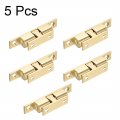 Uxcell Cabinet Door Closet Brass Double Ball Catch Tension Latch 70mm Length Gold Tone 5pcs