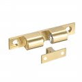 Uxcell Cabinet Door Closet Brass Double Ball Catch Tension Latch 70mm Length Gold Tone 5pcs