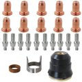 Ipt60 Plasma Consumables 23pcs 0 045 For Arccaptain Cut55 Non-hf Mp Cut60 Cutting Torch 50-60a By Blue Elf 