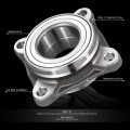 4-bolt Hub Factory Style Front Wheel Bearing For Lexus Gx460 Gx470 Toyota 4runner Tacoma Fj Cruiser Rwd 2003-2022 Driver Or
