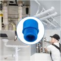 12 Pcs Union Pvc Pipe Fitting 1 Male Adapter Thread Connector Sink Drain Adapters For Connecting Pipes Blue 