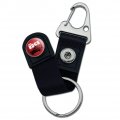 Graphics More Ford Mustang 1969 Boss Keychain With Leather Fabric Belt Clip-on Carabiner