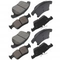 Aintier Automotive Replacement Brake Pads Front Rear Fit Ford For Fusion 2013-2016 For Lincoln Mkz 2013-2018