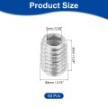 Socket Set Screws 50pcs M4x6mm Metric 316 Stainless Steel Hex Headless Cup Point Grub For Repairing Compact Instruments