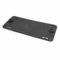 Uxcell Black Plastic Motorcycle Front License Plate Bracket Frame 22 5cm X 10 2cm