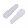 10x40mm Plastic Expansion Tube Bolts Column Frame Fixings White 30pcs 