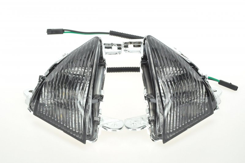 Motorcycle Front Turn Signal Smoke Lens Fit For Kawasaki 07-16 Ninja Zx-6r Zx600 06-07 Zx-10r Zx1000 07-13 Zr1000 Z1000 06-20