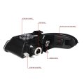 Smoked Housing Clear Corner Projector Headlight Lamps Tool Kit Compatible With Grand Caravan Plymouth Voyager 96-00