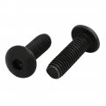 Uxcell 4pcs M5x16mm 10 9 Grade Hex Socket Reverse Left Hand Thread Screw Bolt Black
