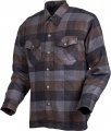 Scorpionexo Covert Men S Long Sleeve Motorcycle Flannel Riding Shirt With Pockets For Optional Ce Rated Armor Black Brown Grey 