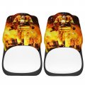 Foruidea Firefighter Car Seat Covers Universal 2 Pcs Auto Front Cover Fit Most Cars Suv Sedan Trucks