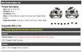 Rear Brake Caliper Set Of 2 Compatible With 2008-2012 Dodge Grand Caravan Without Heavy Duty Brakes Single Piston Front